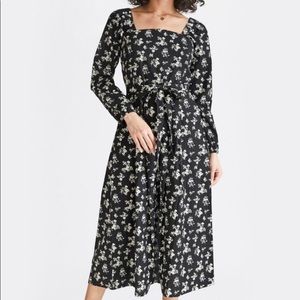 Vetta Square Neck Midi Dress